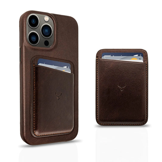 Magnetic Leather Wallet (Espresso)